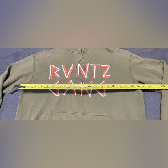 Runtz Worldwide Olive Orange Sweatsuit Hoodie Pants 420 Smoke Wear Men Sz Medium - Picture 6 of 16